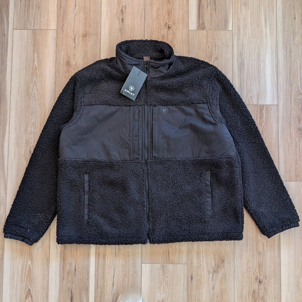 NWT Ariat Odessa Sherpa Jacket Black Men’s XXL